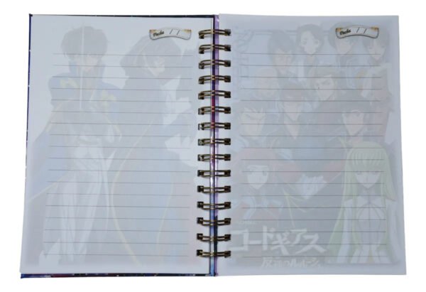 Code Geass Cuaderno Holografico Anime Lelouch Con Bolsillo