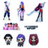 D_NQ_NP_2X_746232-MLC93952380434_102025-F Las Guerreras K-pop Pack Memorice, Libreta, Tatuajes Y Mas