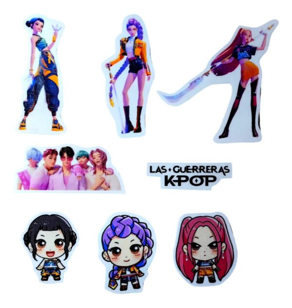 D_NQ_NP_2X_746232-MLC93952380434_102025-F Las Guerreras K-pop Pack Memorice, Libreta, Tatuajes Y Mas