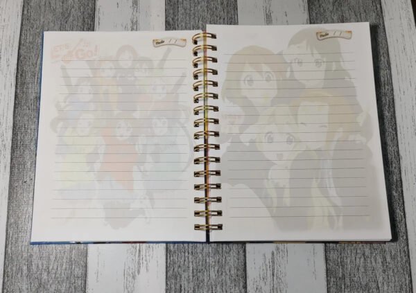 D_NQ_NP_2X_747042-MLC51902879411_102022-F K-on! Cuaderno Holográfico Con Esquelas Anime Yui Mio Ritsu