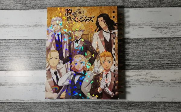 Tokyo Revengers Cuaderno Holográfico Con Diseño Anime Manga