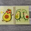 D_NQ_NP_2X_748200-MLC51205518913_082022-F Palta Cuaderno Holográfico Con Esquelas Aguacate Kawaii