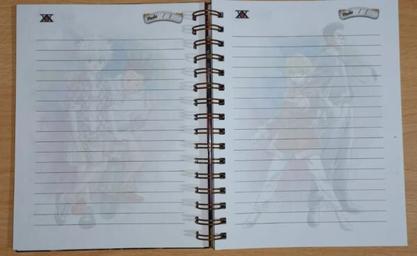 Hunter X Hunter Cuaderno Holográfico Con Esquelas Anime