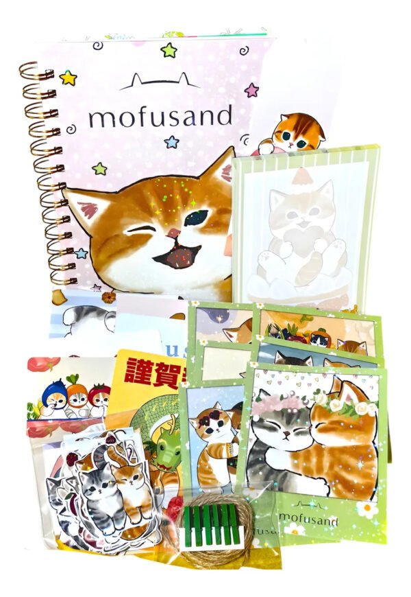Mofusand Pack Holografico Cuaderno Anime