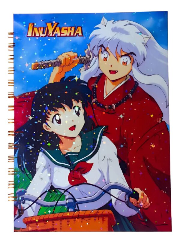 Inuyasha Cuaderno Holográfico Con Esquelas Anime Sesshomaru