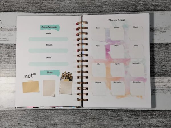 Nct 127 Cuaderno Holográfico Con Esquelas / K-pop