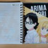 D_NQ_NP_2X_773432-MLC49856898423_052022-F Your Lie In April Cuaderno Holográfico Con Esquelas Shigatsu