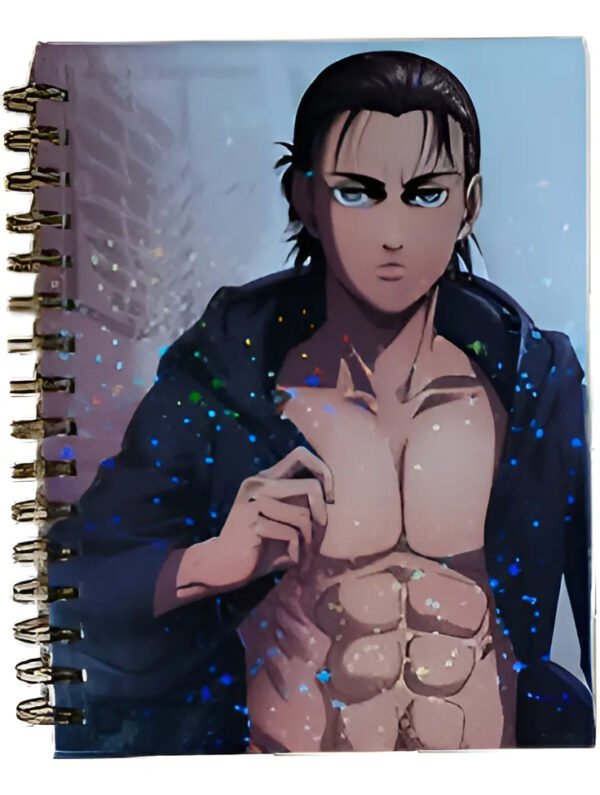 Eren Jaeger Cuaderno Holográfico Shingeki No Kyojin Anime