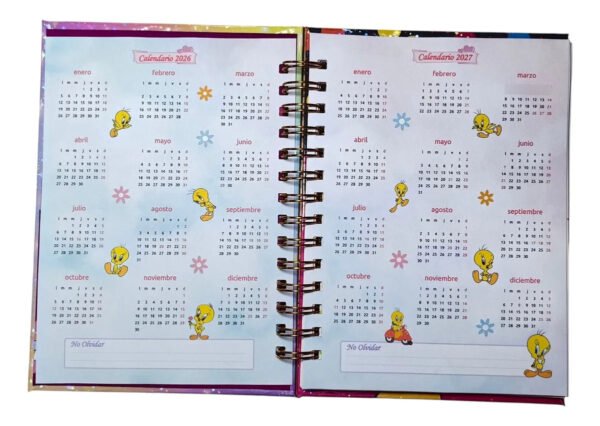 Piolin Agenda Holografica Con Esquelas Twity