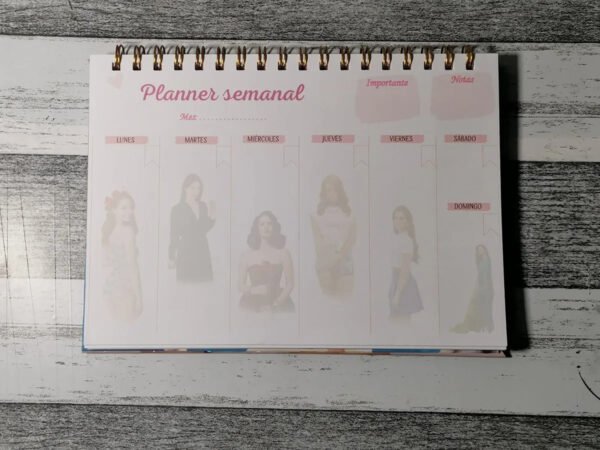 Lana Del Rey Planner Holográfico Semanal 52 Hojas Anual