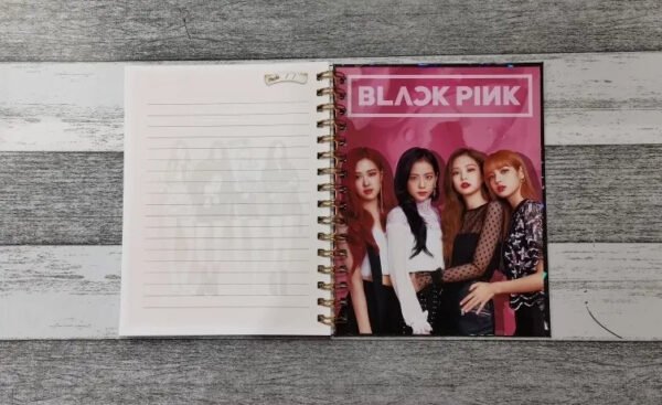 D_NQ_NP_2X_787480-MLC51672715576_092022-F Blackpink Cuaderno Holográfico Con Esquelas K-pop Black Pink