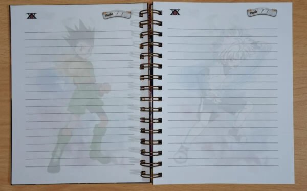 Hunter X Hunter Cuaderno Holográfico Con Esquelas Anime