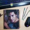 Chayanne Cuaderno Tapas Duras Holográficas Con Esquelas