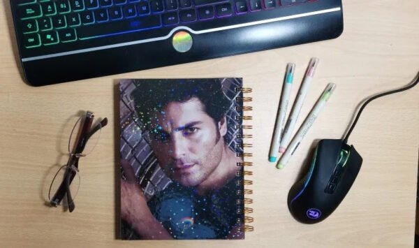 Chayanne Cuaderno Tapas Duras Holográficas Con Esquelas