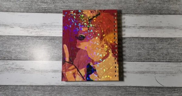 D_NQ_NP_2X_790415-MLC52252168059_112022-F Chainsaw Man Cuaderno Holográfico Con Esquelas Anime