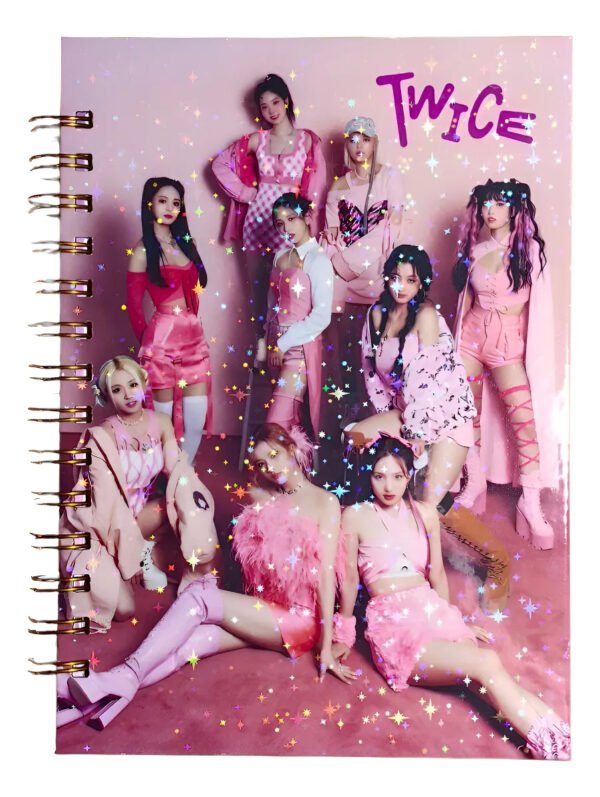 D_NQ_NP_2X_793385-MLC93413517387_092025-F Twice Agenda 2026/27 mas 9 Cards Holograficas + Poster