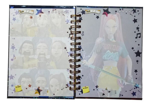 Las Guerreras Kpop Agenda Holografica Con Esquelas Y Sticker