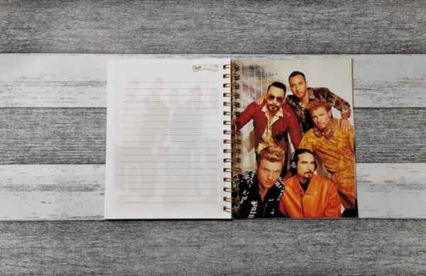 Backstreet Boys Cuaderno Holográfico Hojas Con Esquelas Holográfico