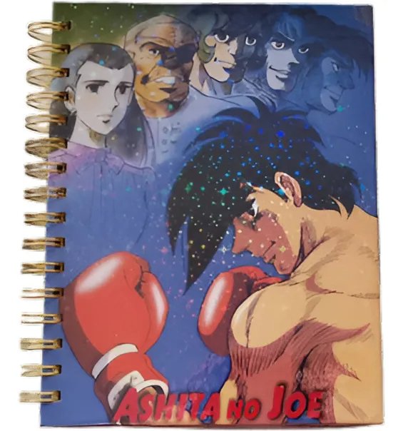 Ashita No Joe Cuaderno Holográfico Con Esquelas Anime Manga