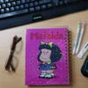 Mafalda Cuaderno Holográfico Con Esquelas Dibujos Animados