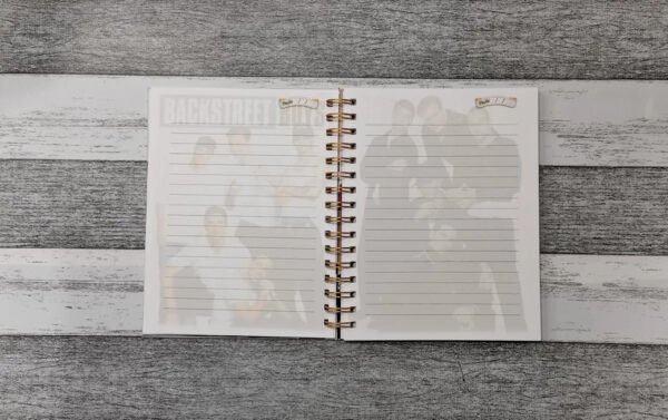 Backstreet Boys Cuaderno Holográfico Hojas Con Esquelas Holográfico