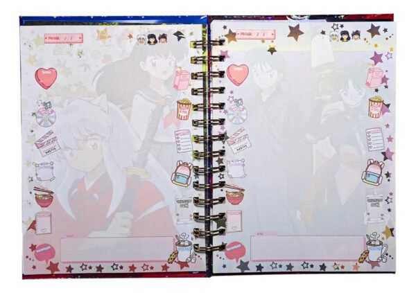 D_NQ_NP_2X_805125-MLC98749929528_112025-F Inuyasha Diario De Vida Holografico Con Candado