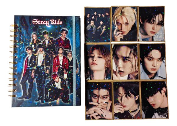Stray Kids Agenda 2026/27 - 18 Cards Holograficas + Poster