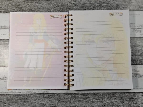 Lady Oscar Cuaderno Holográfico Con Esquelas Anime Manga