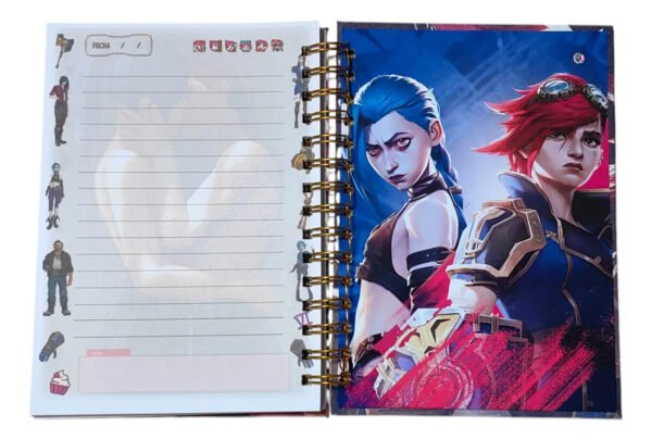 Vi Arcane Agenda Efecto Glitter Violet X Caitlyn Caitvi Jinx