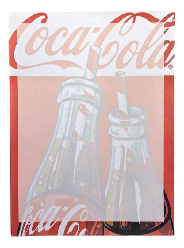 Coca Cola Pack Holografico Cuaderno Stickers