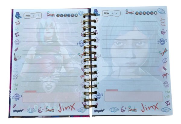 Jinx Arcane Diario De Vida Con Candado