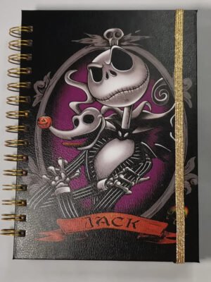 D_NQ_NP_2X_839360-MLC52173338978_102022-F l Extraño Mundo De Jack Agenda Cuero Cuaderno Tim Burton