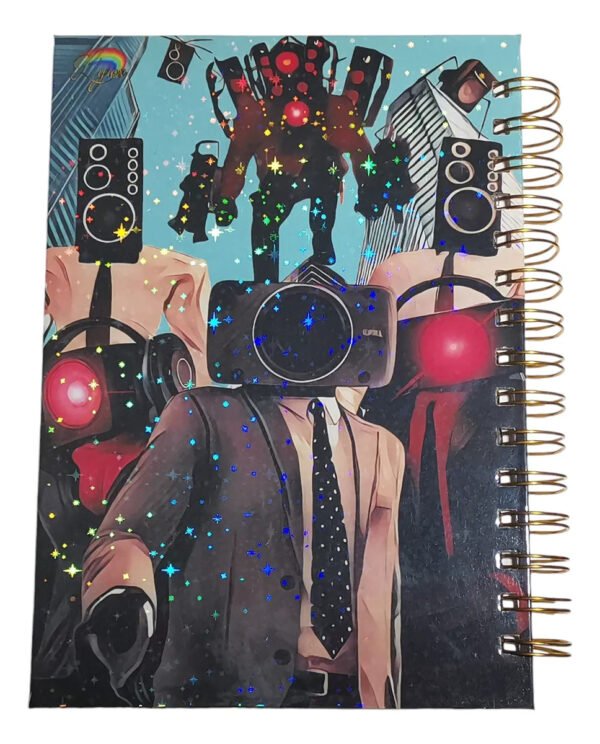 Skibidi Toilet Pack Holográfico Cuaderno Y Mas