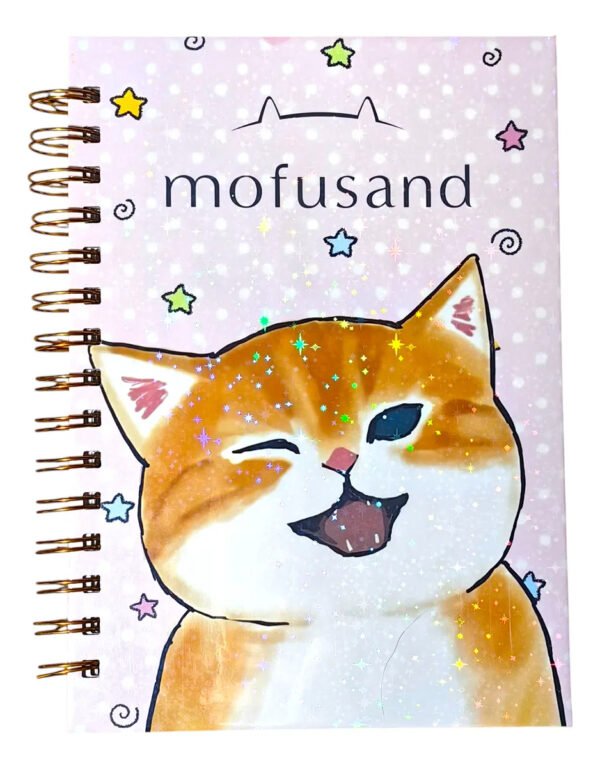 Mofusand Pack Holografico Cuaderno Anime