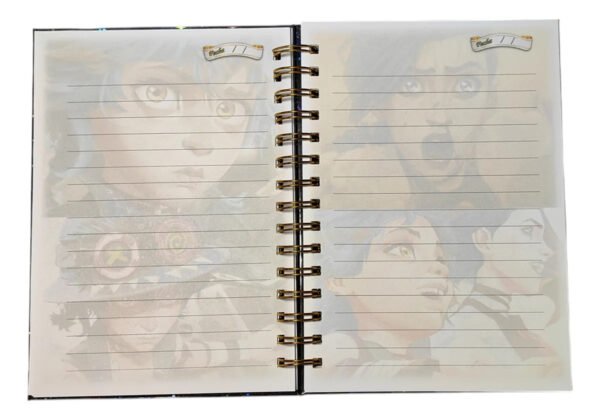 D_NQ_NP_2X_853339-MLC81282245621_122024-F Arcane Cuaderno Holográfico Con Esquelas Leage Of Legends