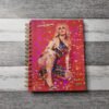 Cuaderno Miley Cyrus Holográfico Hojas Con Diseño Esquelas