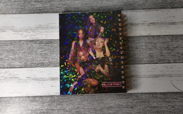 D_NQ_NP_2X_855022-MLC51672721548_092022-F Blackpink Cuaderno Holográfico Con Esquelas K-pop Black Pink