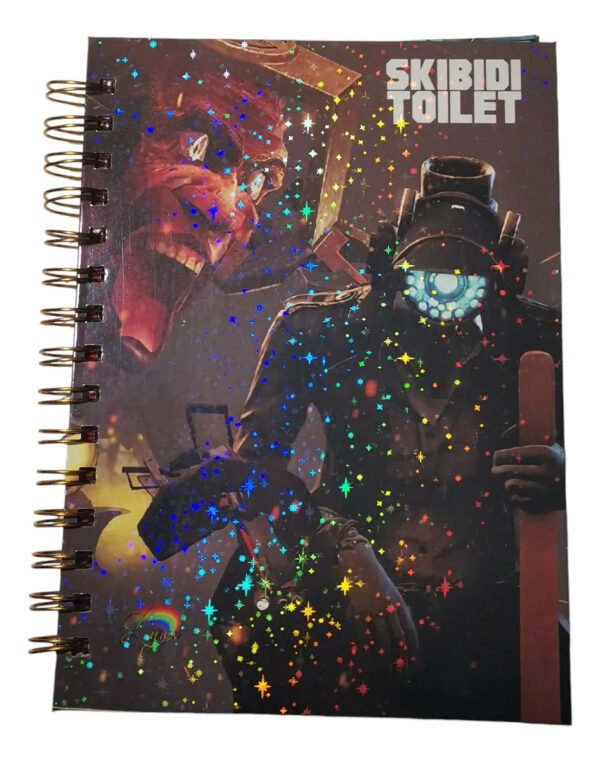 Skibidi Toilet Pack Holográfico Cuaderno Y Mas