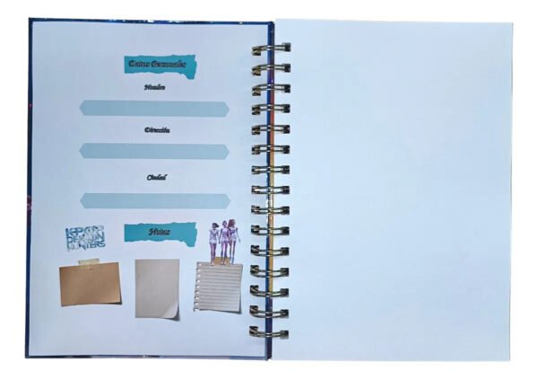 Las Guerreras Kpop Croquera Con Tapas Holograficas + Sticker