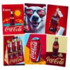 Coca Cola Pack Holografico Cuaderno Stickers
