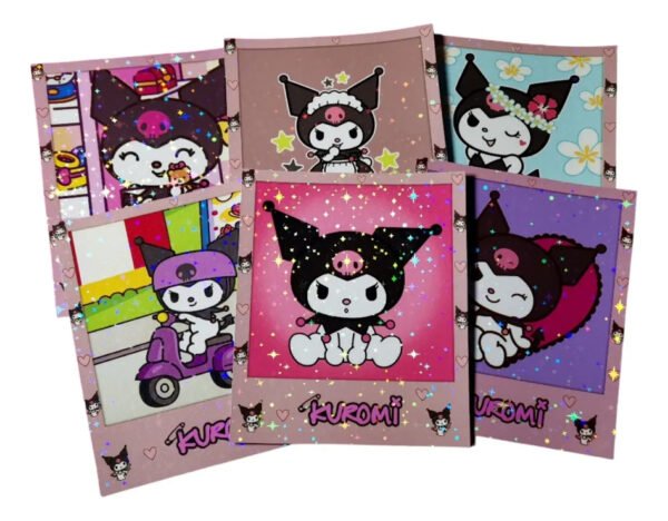D_NQ_NP_2X_870810-MLC70697176074_072023-F Kuromi Pack Exclusivo Cuaderno Holografico Polaroid Y Mas