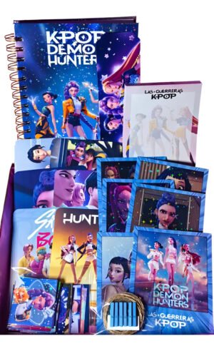 Las Guerreras K-pop Pack Holografico Cuaderno Y Mas