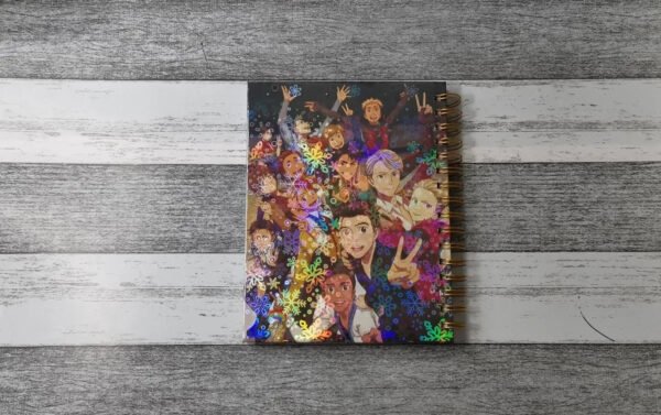 Cuaderno Yuri On Ice Holográfico Con Esquelas Agenda Anime