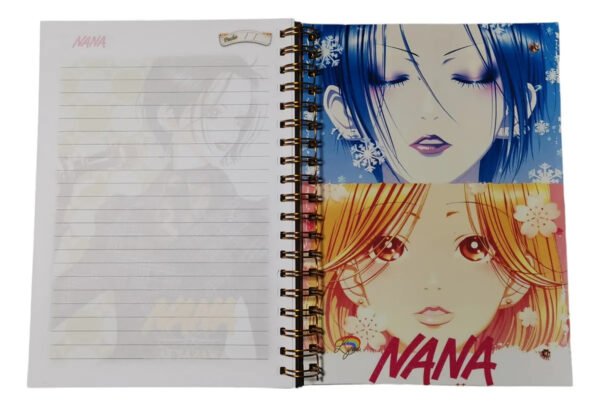 Nana Anime Cuaderno Grande B5 Holografico + Elastico Ai Yazawa