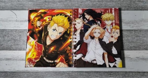 Tokyo Revengers Cuaderno Holográfico Con Diseño Anime Manga