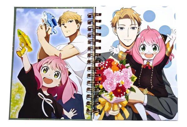 Spy X Family Cuaderno Holográfico Con Esquelas Anime