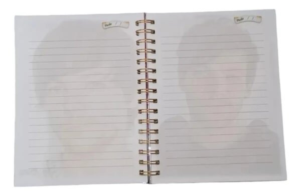 Louis Tomlinson Cuaderno Holográfico Con Esquelas