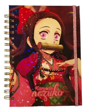 D_NQ_NP_2X_885668-MLC92698674005_092025-F Nezuko Agenda Holografica Demom Slayer Anime Kimetsu Holografico Nezuko