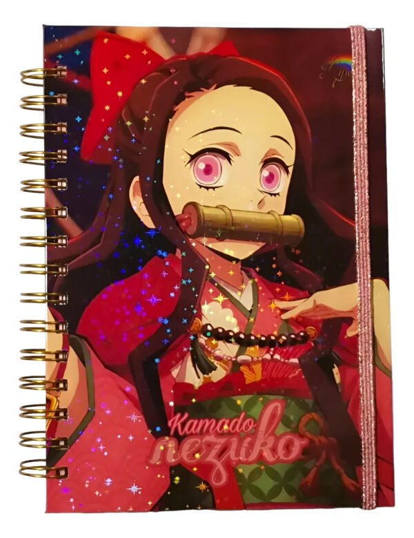 D_NQ_NP_2X_885668-MLC92698674005_092025-F Nezuko Agenda Holografica Demom Slayer Anime Kimetsu Holografico Nezuko