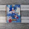 Cuaderno Sonic Holográfico Anime / Agenda Video Juegos Gamer
